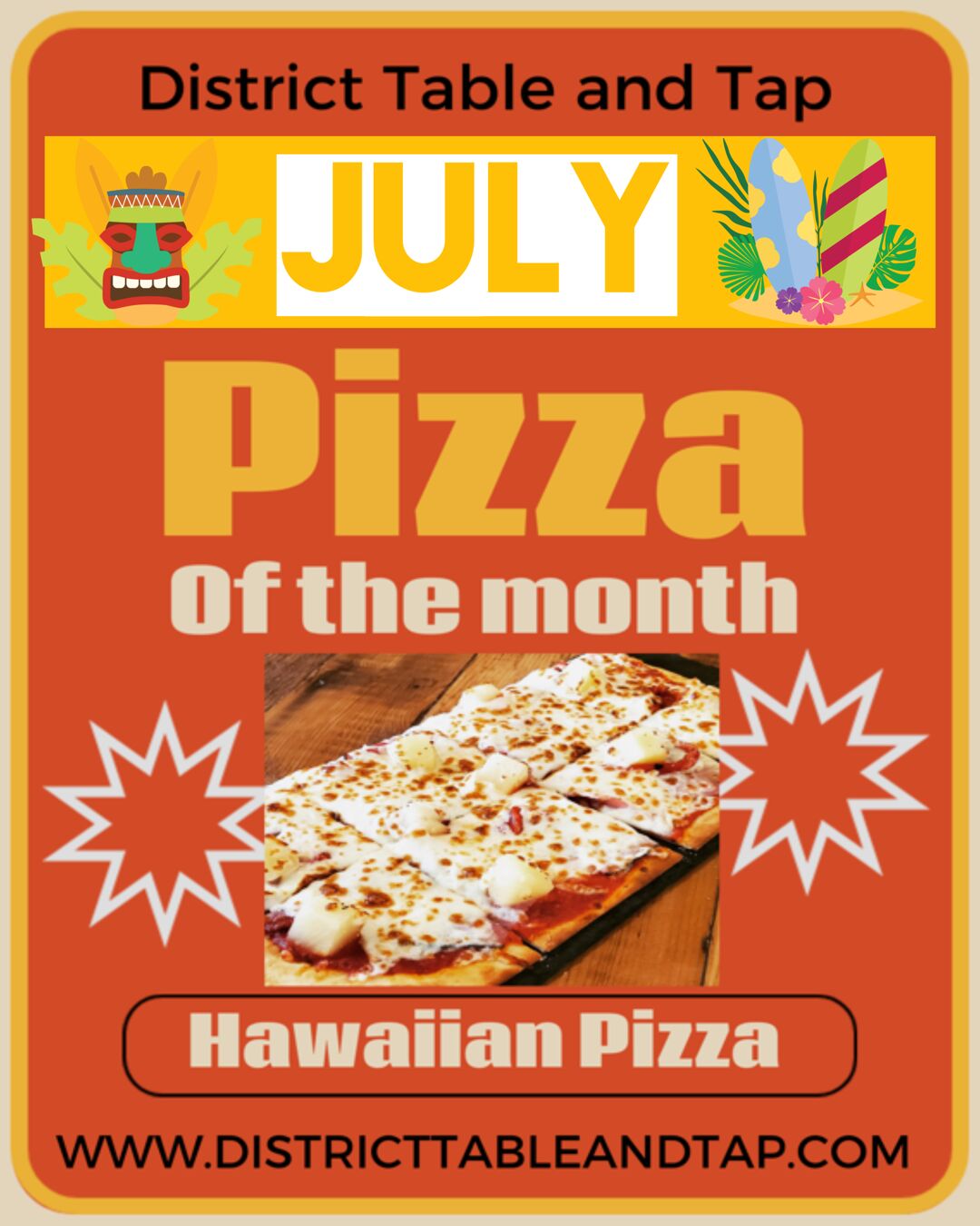Pizza of the Month (July)